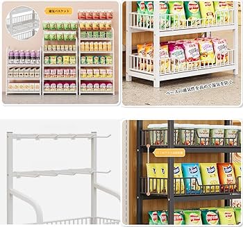 Amazon｜Cool Well 陳列棚 スーパーの棚 スーパーマーケットの